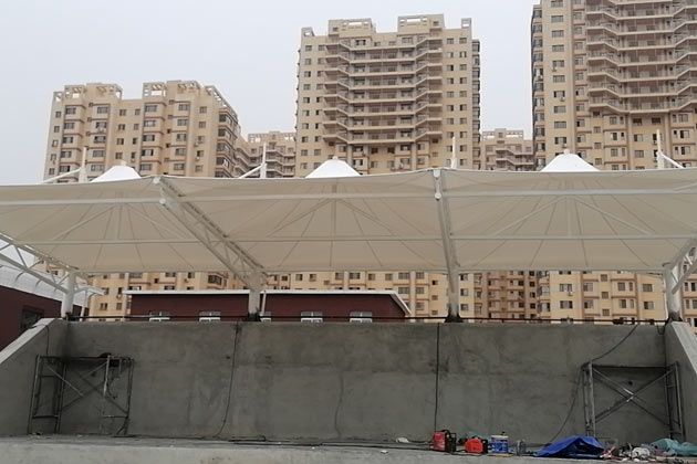 吉林長春膜結構景觀:成為景區一道亮麗風景線